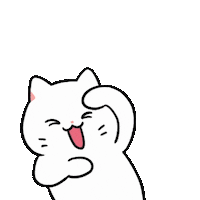 Cat Laugh Sticker by Olso