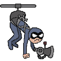 Elicopter Criminale Sticker