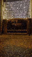 Light Snow Falls Over Guinness Brewery in Dublin