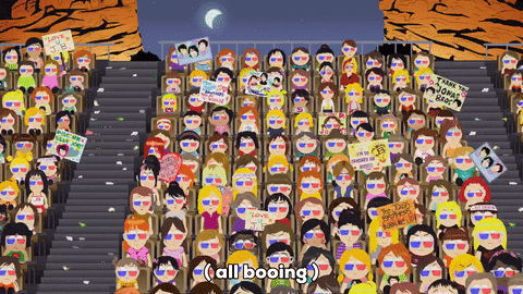 3d crowd GIF by South Park 