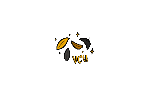 Falling Leaves Fall Sticker by Virginia Commonwealth University