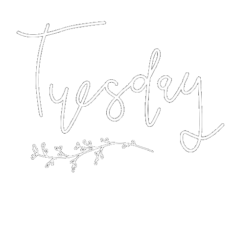 White Line Day Sticker