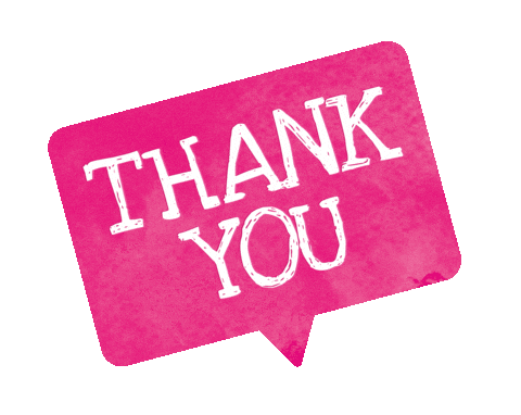 Thanks Thank You Sticker by Maza