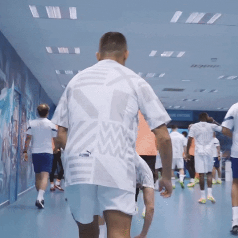 Happy Football GIF by Olympique de Marseille