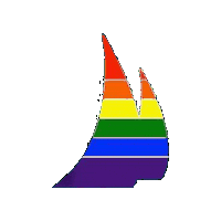 Catamaran Sticker by HuMandalas