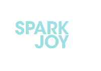 Spark Joy Sticker by Tidy Moose