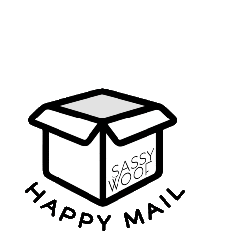 Happy Mail Sticker by SASSYWOOF