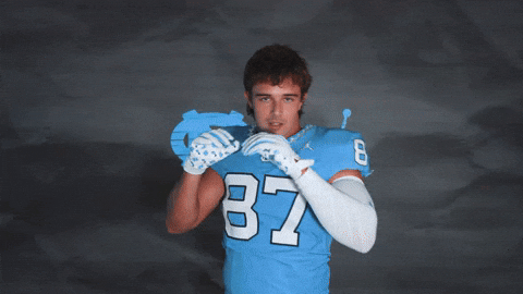 University Of North Carolina Football GIF by UNC Tar Heels