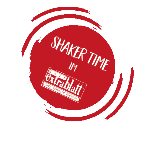 CafeExtrablatt giphyupload extrablatt shakertime cafeextrablatt Sticker