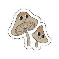 Mushroom Sticker by Parks Conservancy