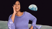 ComedianHollyLogan space moon help earth GIF