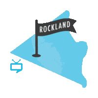 Rockland County Map Sticker by HUDSY