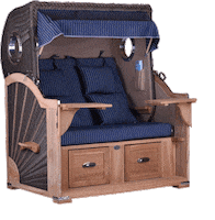 Strandkorbmanufaktur relax garden urlaub sonne Sticker