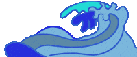 Meedayo summer wave ocean sea Sticker