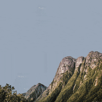 DrilifyArt mochila trilha fique em casa montanha GIF