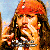 Johnny Depp Why Is The Rum Gone GIF