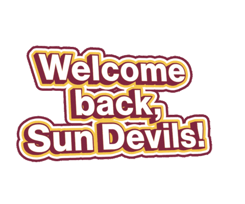 Back To School Asu Sticker by Arizona State University