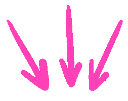 brainjoltmedia pink arrows bj pink arrows Sticker