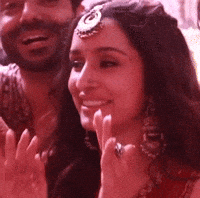 Excited Shraddha Kapoor GIF