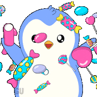 Sweet Tooth Spinning Sticker by Pudgy Penguins