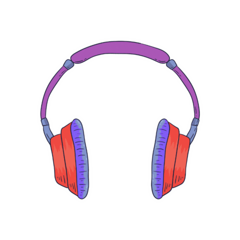 dcrocketscr music musica headphones audifonos Sticker