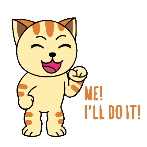 Happy Do It Sticker by GoodMorningCat