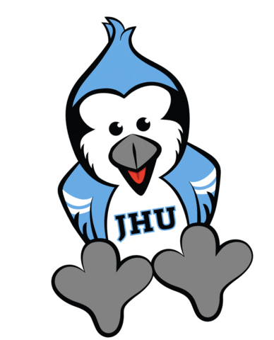 Blue Jay Baby Sticker by Johns Hopkins University