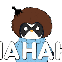 Ha Ha Lol Sticker by Pudgy Penguins
