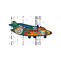 asaderodonapulard pula dona pula doña pula avion pula Sticker