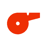 Whistle Blowing Sticker by JUDY