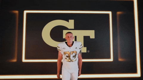 Georgia Tech Football Sport GIF by Georgia Tech Yellow Jackets