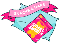 The Sweet Life Sleeping Sticker by Smartsweets