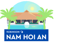 Travel Beach Sticker by ROBINSON – Share the moment