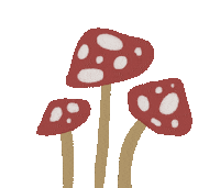corahlouise red nature plant fairy Sticker