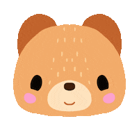 Bear Choo Sticker by Elen Lescoat