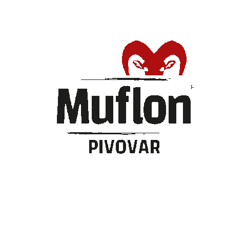 Logo Beer Sticker by Pivovar Muflon
