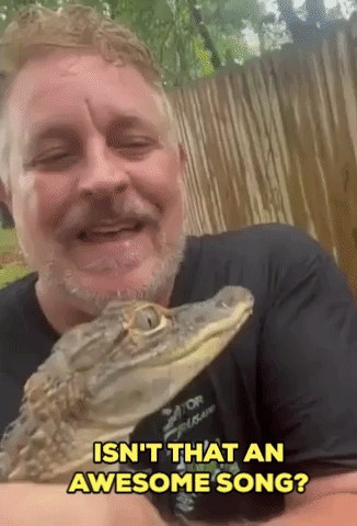 Man Sings to Soothe Alligators During Hurricane Ia