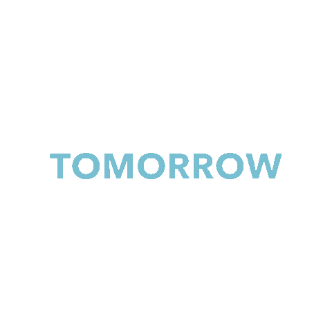 Tomorrow Sticker by Gymnazo