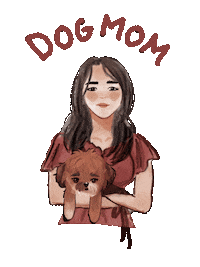 Mothers Day Dog Sticker