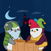 Trick Or Treat Halloween GIF by Pudgy Penguins