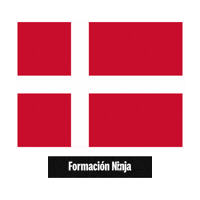 Denmark Flag Sticker by Formación Ninja