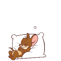 Cheese Sleeping Sticker by Tom & Jerry