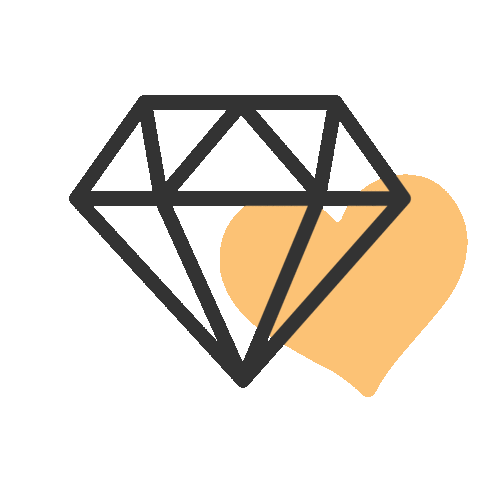 whimsicalwonderlandweddings giphyupload love diamond marriage Sticker