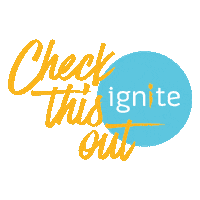 ignitemagazine ignite magazine ignite check this out Sticker