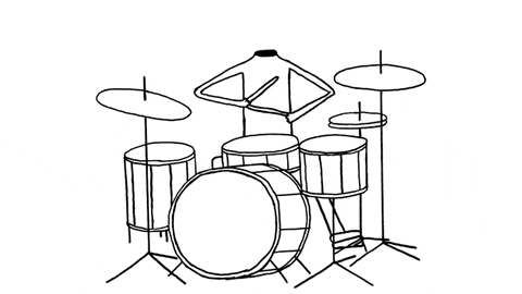 illustration drumming GIF by David Shrigley