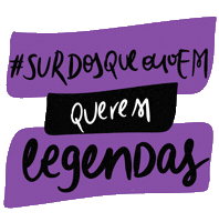 Acessibilidade Surdos Sticker by #SurdosQueOuvem