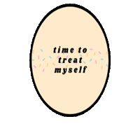 Treat Yourself Sticker by Funfetti Fiesta