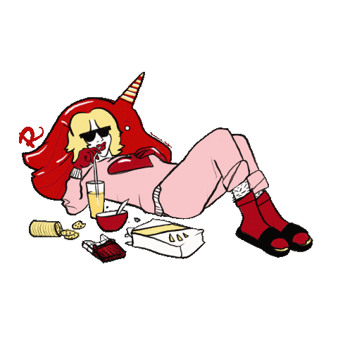 Chill Chilling Sticker by Madame Cuore