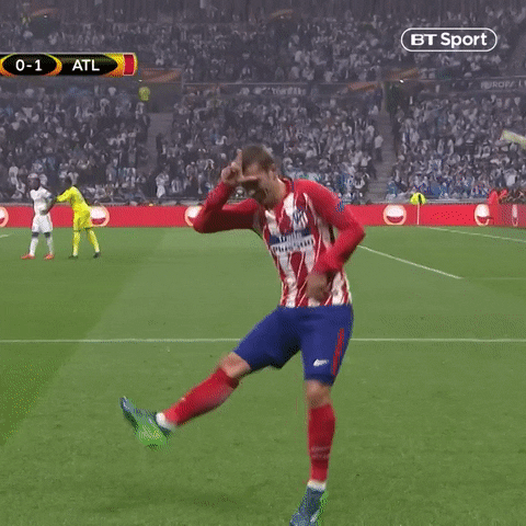 Atletico Madrid Reaction GIF by BT Sport