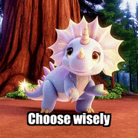 Wisdom Choose Wisely GIF by Divineasaur